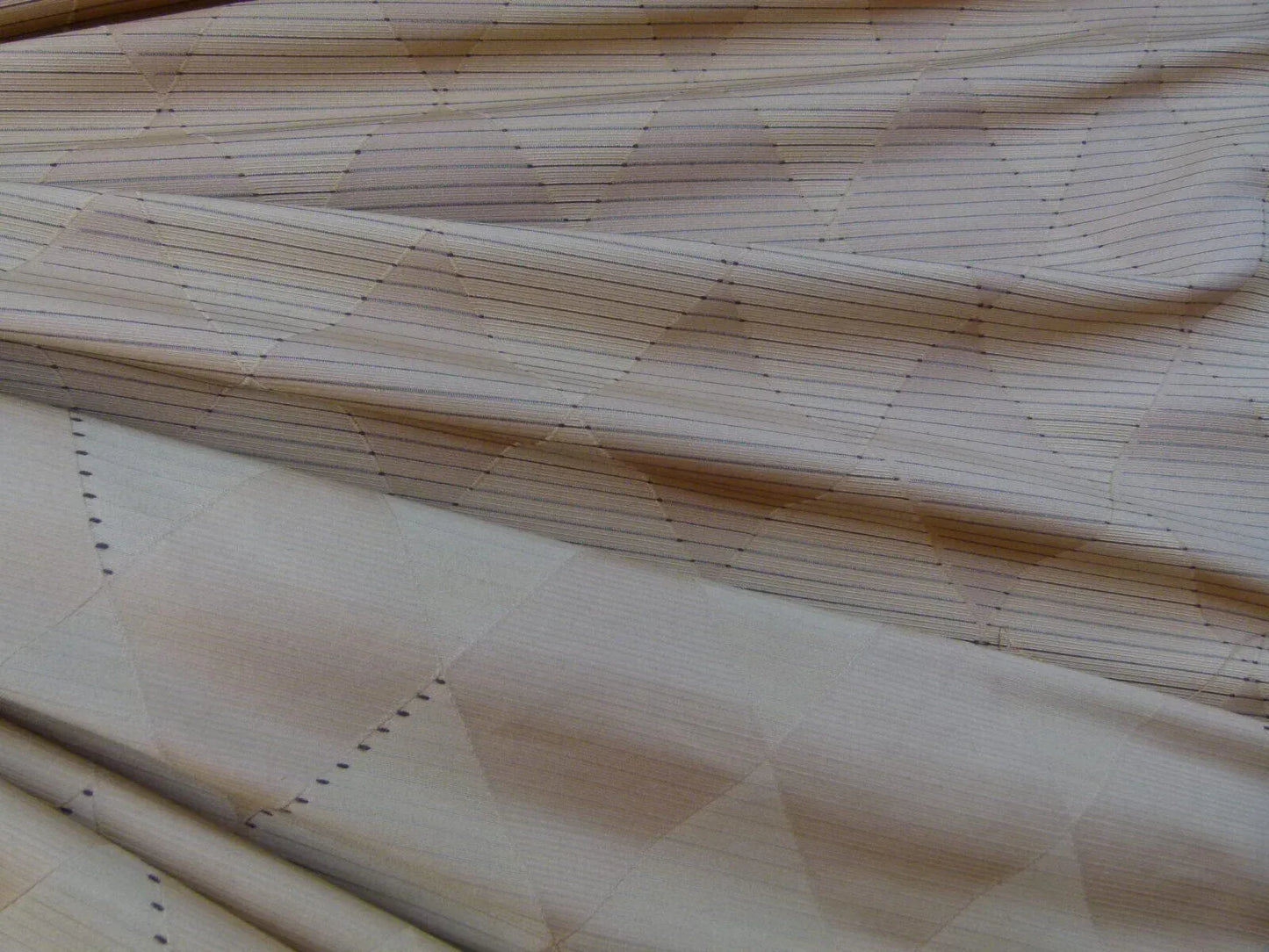 By Yd Scalamandre Forty Carats Copper Grey Watkins Silk Wool Jacquard Diamond Harlequin MSRP USD188/Y