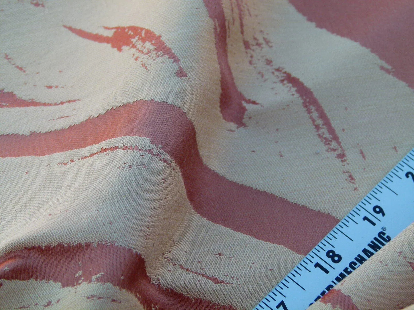 By Yd Scalamandre Duquette Fonthill Peach Blossom Old World Weavers Silk Damask Swirl MSRP USD 284/Y