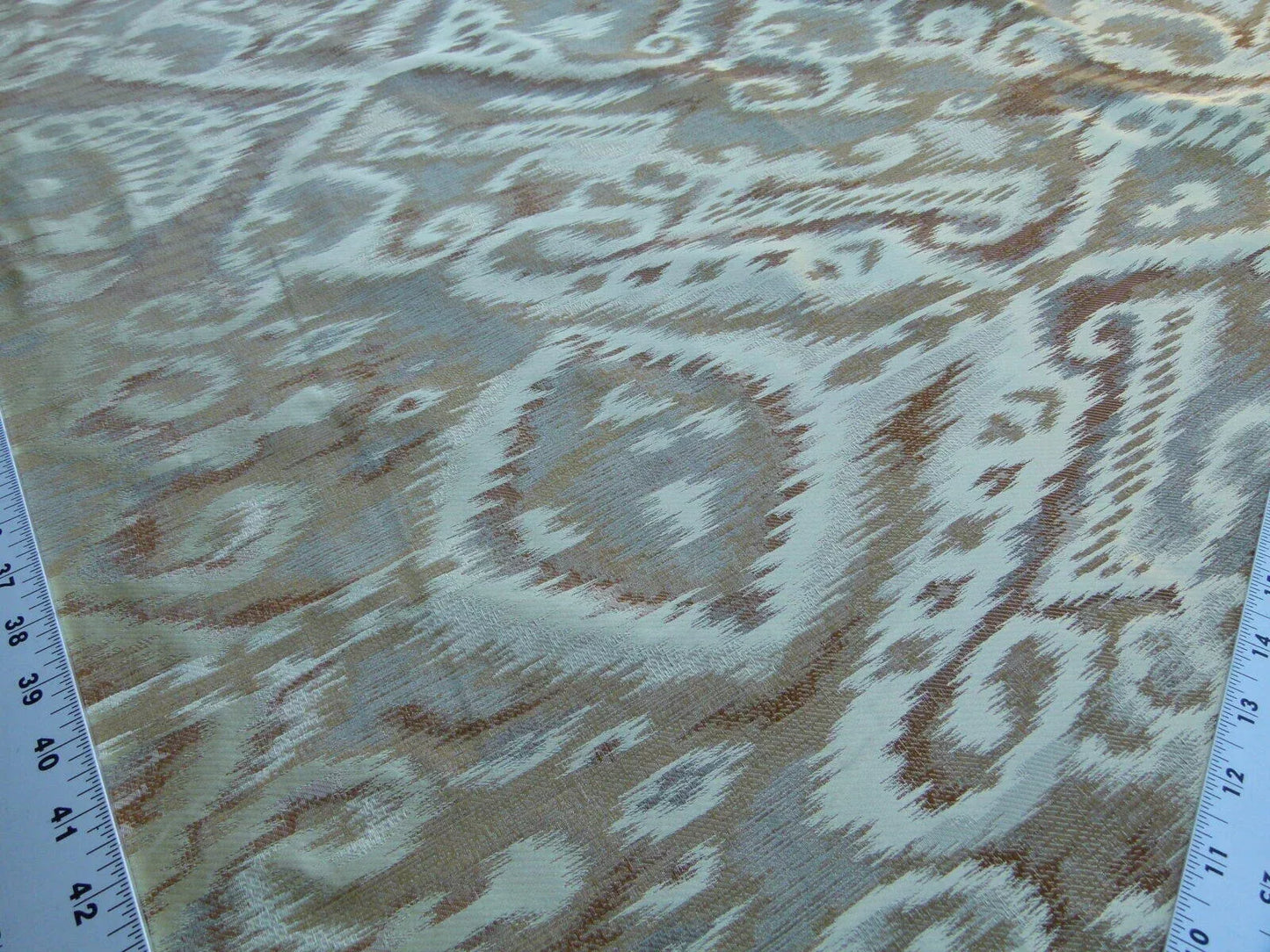 By Yd Scalamandre Kalasin Wheat Gold Old World Weavers Silk Ikat MSRP USD 624/Y