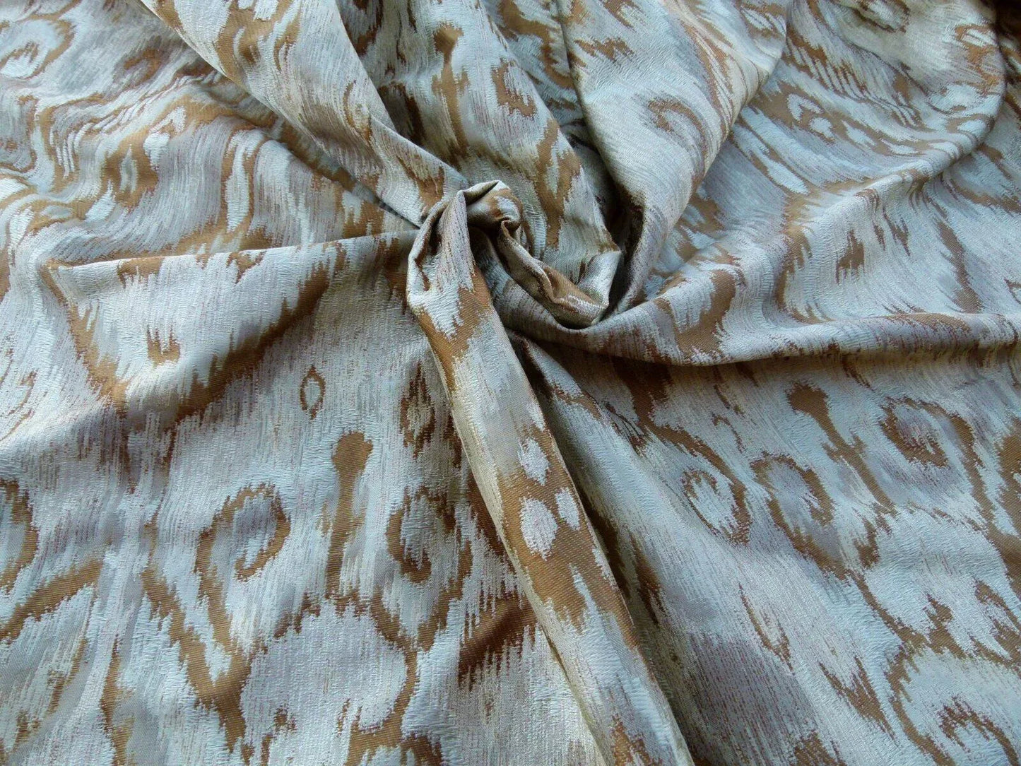 By Yd Scalamandre Kalasin Wheat Gold Old World Weavers Silk Ikat MSRP USD 624/Y