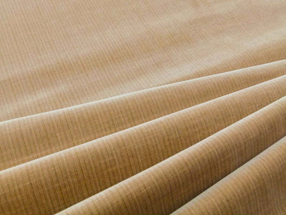 Scalamandre Strie Amboise Dune Velvet Cotton Old World Weavers Cotton Velvet MSRP USD 196/Yd