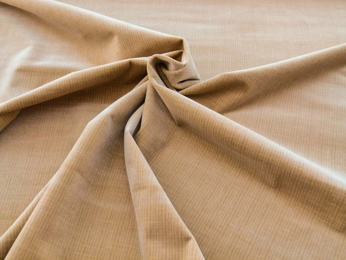 Scalamandre Strie Amboise Dune Velvet Cotton Old World Weavers Cotton Velvet MSRP USD 196/Yd