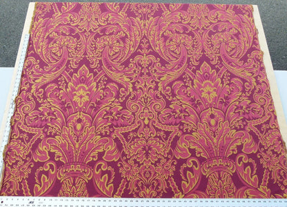 Scalamandre "chagall Red Gold Renaissance Damask Old World Weavers MSRP USD 152
