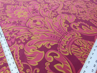 Scalamandre "chagall Red Gold Renaissance Damask Old World Weavers MSRP USD 152