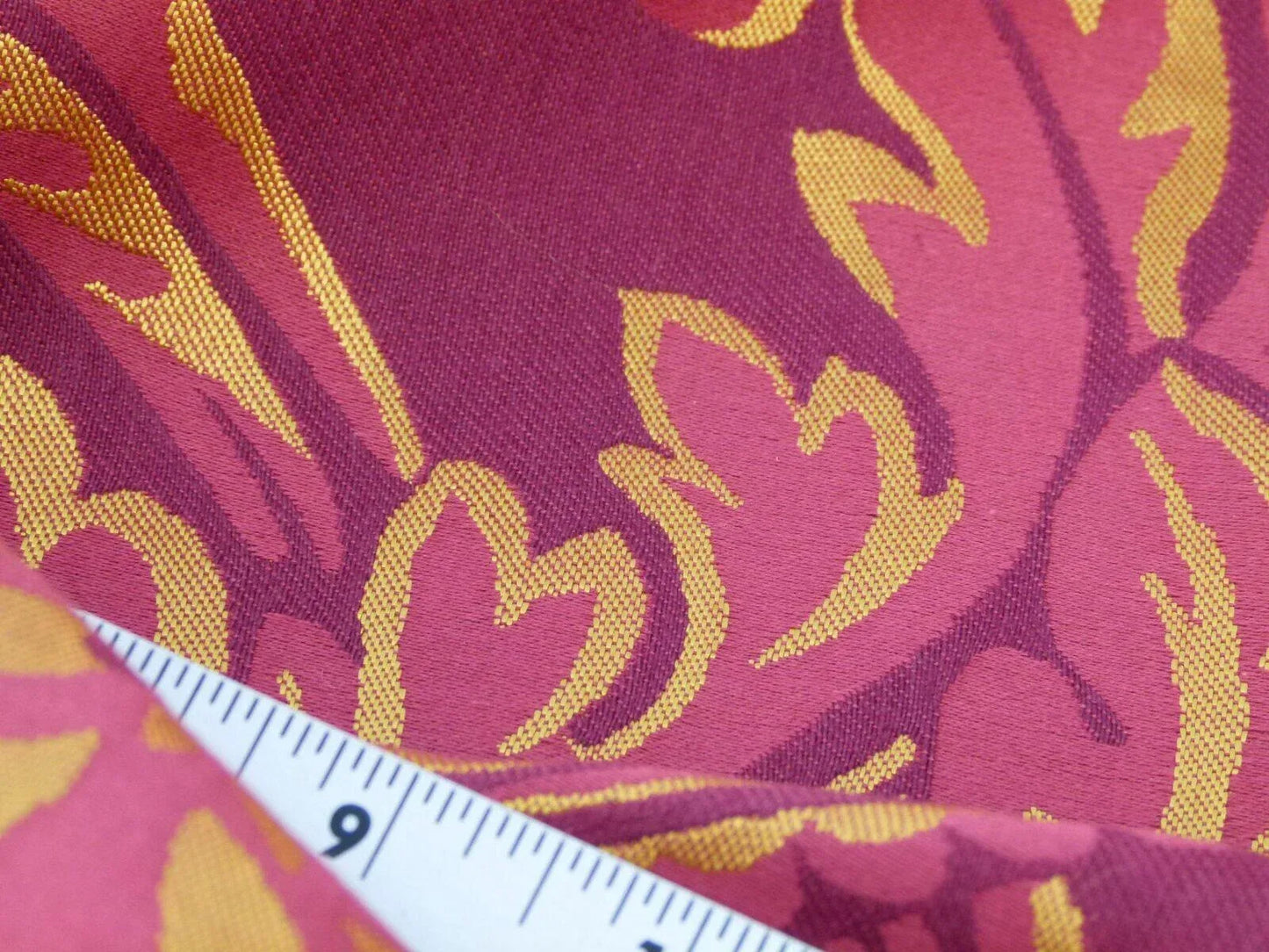 Scalamandre "chagall Red Gold Renaissance Damask Old World Weavers MSRP USD 152