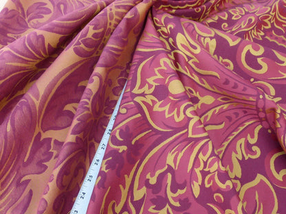 Scalamandre "chagall Red Gold Renaissance Damask Old World Weavers MSRP USD 152