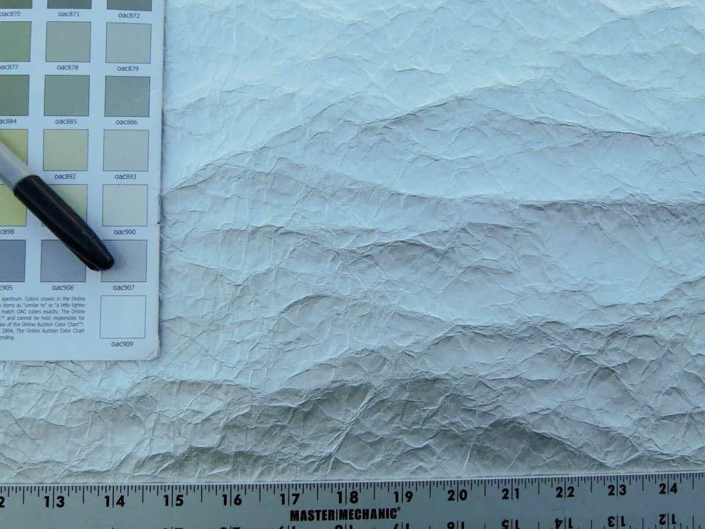 by yard Scalamandre Old World Weavers Crinkled Leaf White Gold Wallpaper Gold Leaf On Rice Paper Fr Japan! MSRP USD 314/yard