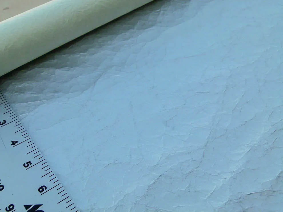 by yard Scalamandre Old World Weavers Crinkled Leaf White Gold Wallpaper Gold Leaf On Rice Paper Fr Japan! MSRP USD 314/yard