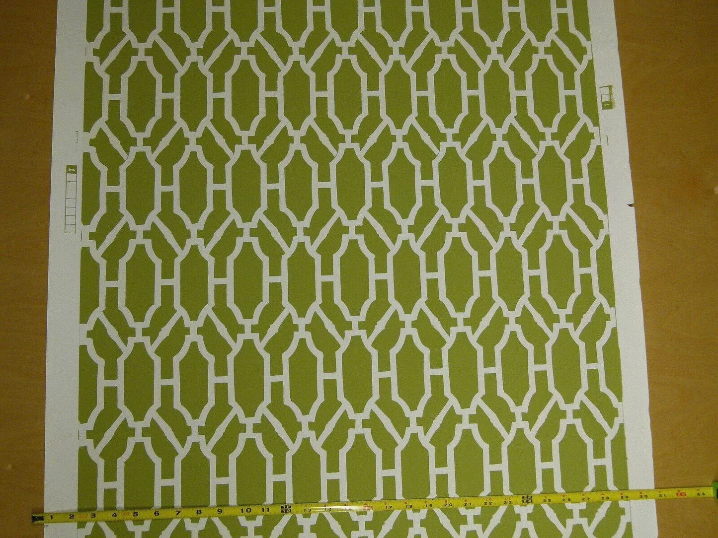 Scalamandre "pavilion Trellis Moss Green White Wallpaper MSRP USD 232/single Roll  Old World Weavers