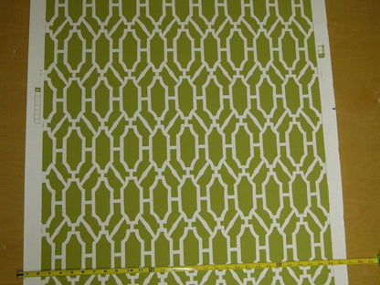 Scalamandre "pavilion Trellis Moss Green White Wallpaper MSRP USD 232/single Roll  Old World Weavers