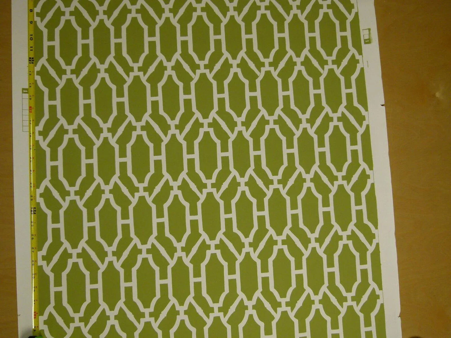 Scalamandre "pavilion Trellis Moss Green White Wallpaper MSRP USD 232/single Roll  Old World Weavers