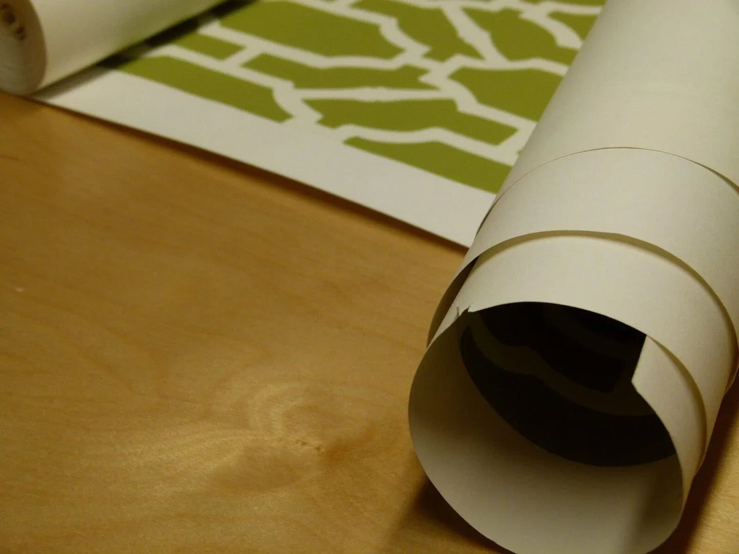 Scalamandre "pavilion Trellis Moss Green White Wallpaper MSRP USD 232/single Roll  Old World Weavers