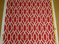 Scalamandre "pavilion Trellis Coral Red White Wallpaper MSRP USD 232/single Roll Old World Weavers