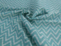 Scalamandre Chantico Chevron Lattice Pool Aqua Blue Green Linen Cotton Woven  Old World Weavers Herringbone MSRP USD 198/Y