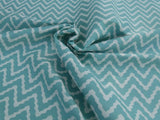 Scalamandre Chantico Chevron Lattice Pool Aqua Blue Green Linen Cotton Woven  Old World Weavers Herringbone MSRP USD 198/Y