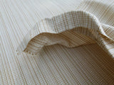 Scalamandre Oakley Tan Striae On Ivory Cotton Ottoman Heavy  Old World Weavers MSRP USD 264/Y!
