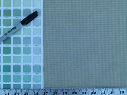 Scalamandre  Livia Madonna Blue &amp; Gold Silk Cotton Damask Mini Dot Texture Scalamandre MSRP USD 408/Y