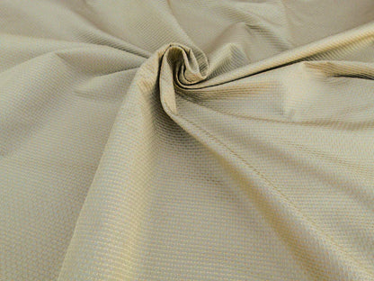 Scalamandre  Livia Madonna Blue Gold Silk Cotton Damask Mini Dot Texture Scalamandre MSRP USD 408/Y