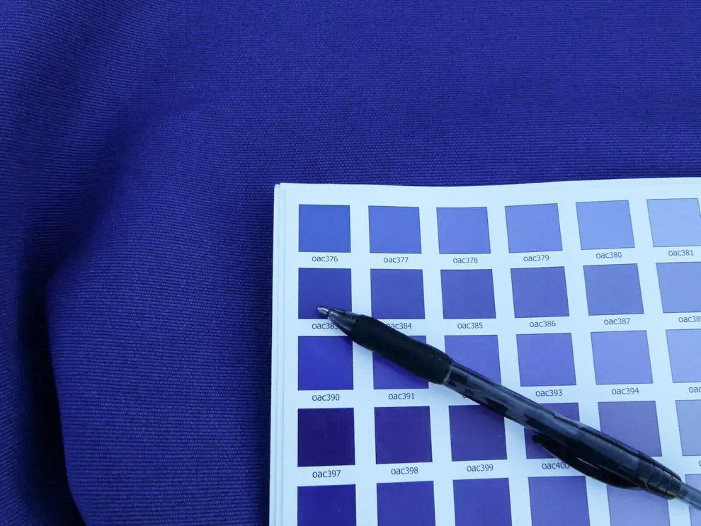 Scalamandre Cannes Viola Scuro Blue Purple 100% Cotton Italy MSRP USD 120/Y