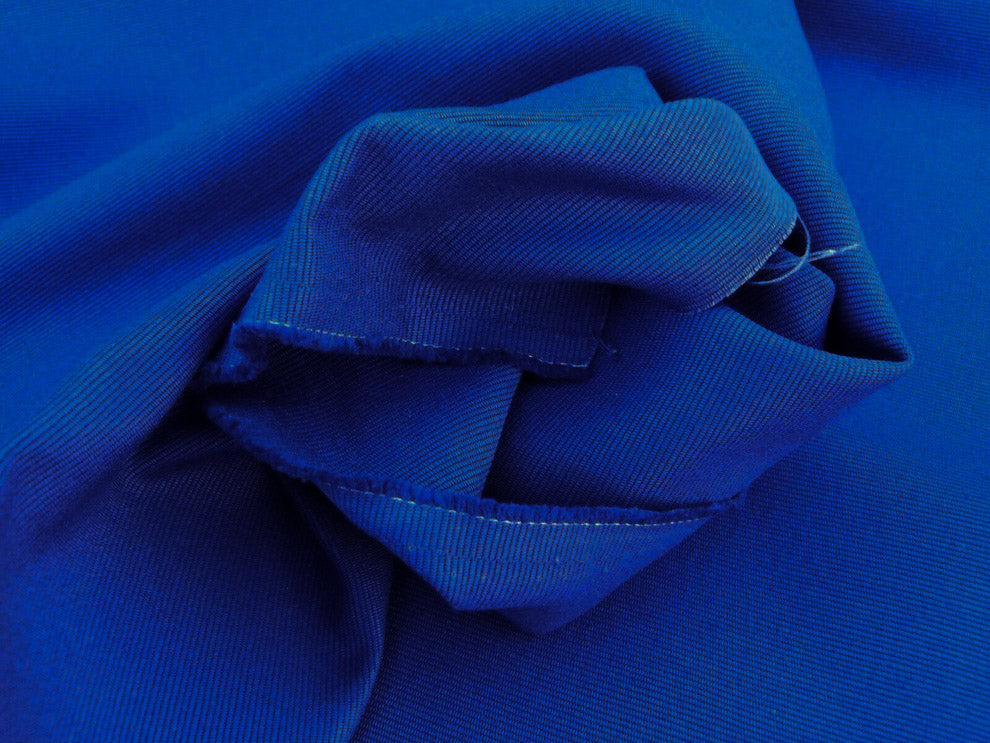 Scalamandre Cannes Viola Scuro Blue Purple 100% Cotton Italy MSRP USD 120/Y
