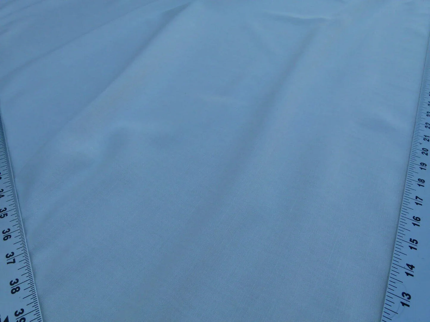 Scalamandre Gloss Avorio Ivory White MSRP USD 90  Old World Weavers Cotton Linen Blend