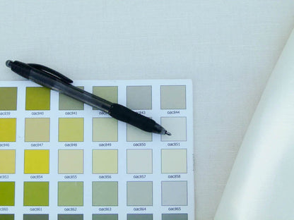 Scalamandre Gloss Avorio Ivory White MSRP USD 90  Old World Weavers Cotton Linen Blend