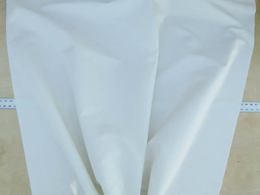 Scalamandre Gloss Avorio Ivory White MSRP USD 90  Old World Weavers Cotton Linen Blend