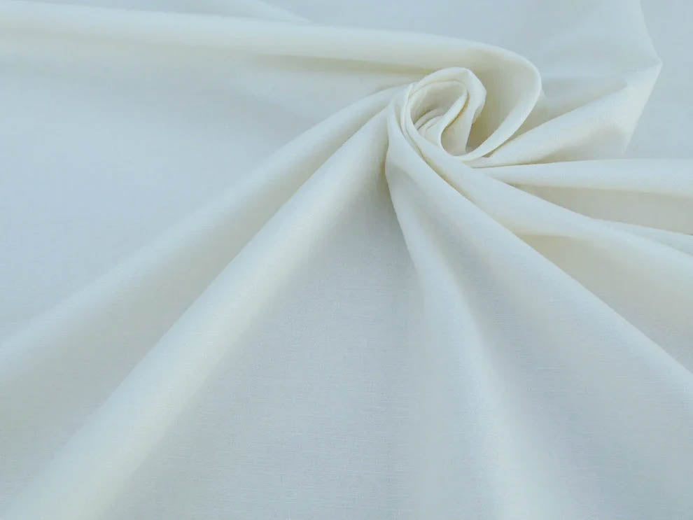 Scalamandre Gloss Avorio Ivory White MSRP USD 90  Old World Weavers Cotton Linen Blend