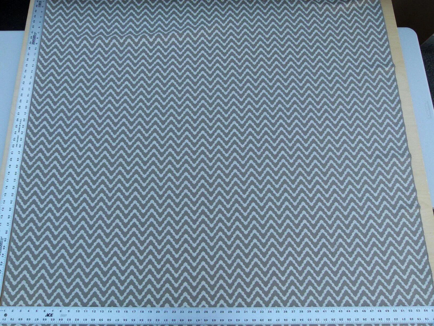 Scalamandre Chantico Chevron Lattice Mocha Tan Beige White Linen Cotton Woven  Old World Weavers Chevron MSRP USD 198/Y