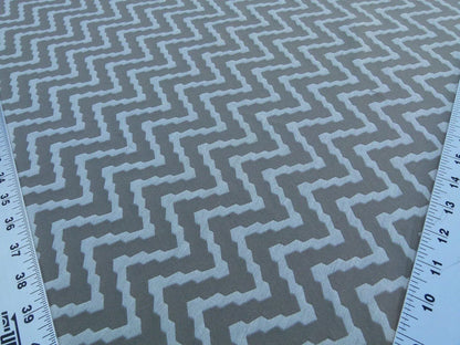 Scalamandre Chantico Chevron Lattice Mocha Tan Beige White Linen Cotton Woven  Old World Weavers Chevron MSRP USD 198/Y