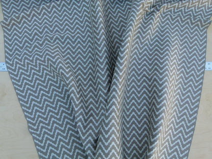 Scalamandre Chantico Chevron Lattice Mocha Tan Beige White Linen Cotton Woven  Old World Weavers Chevron MSRP USD 198/Y