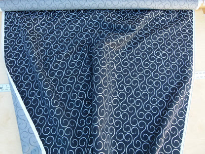 Scalamandre La Spiro Graphic Deep Black &amp; White Graphic Music Note Woven MSRP USD 200/y  Old World Weavers