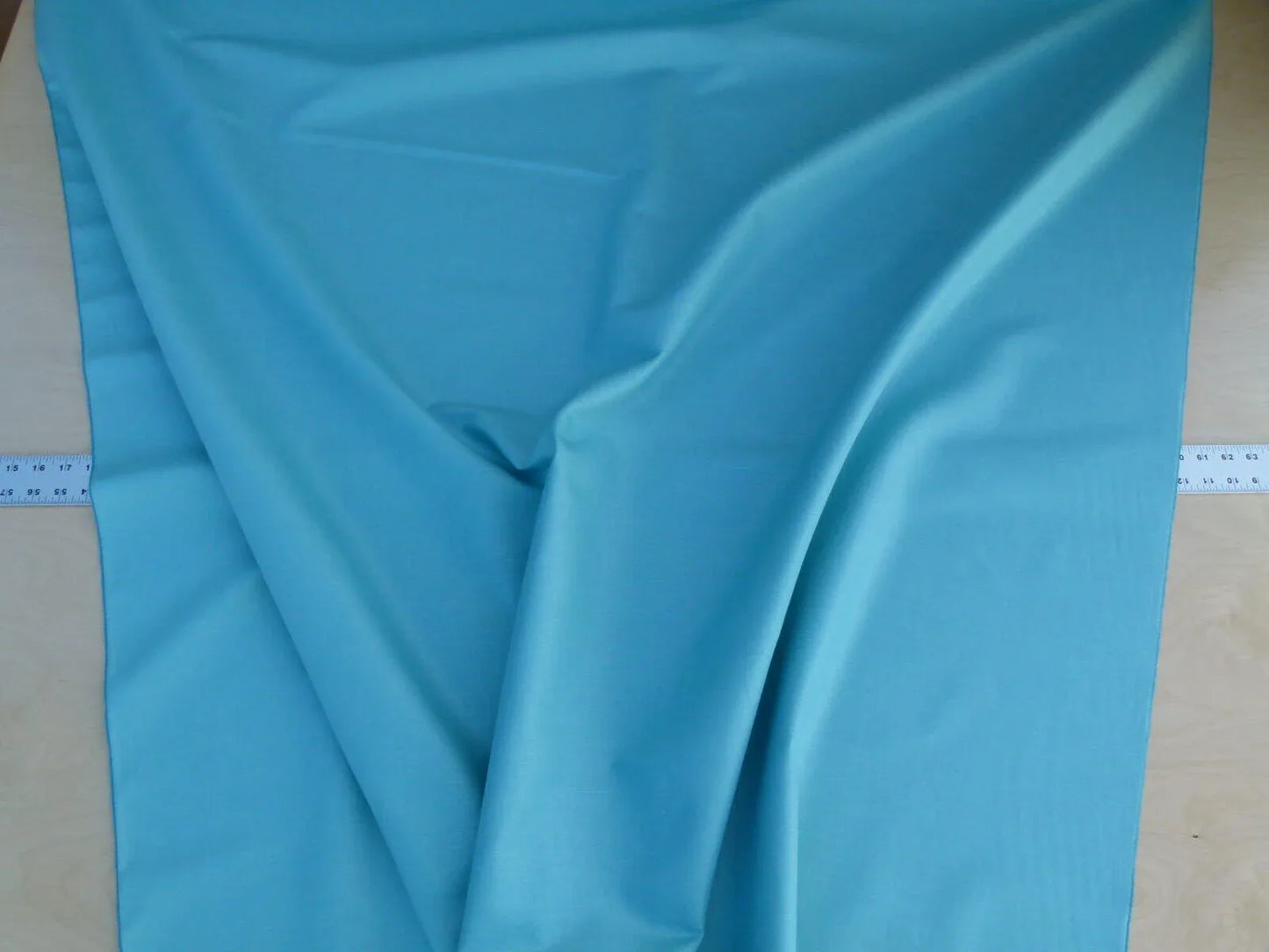 Scalamandre Gloss Giada Jade Green Blue Aqua Cotton Linen Blend MSRP USD 90/Y Old World Weavers