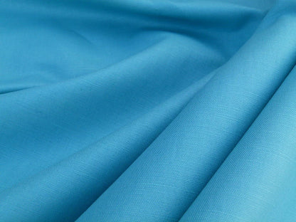 Scalamandre Gloss Giada Jade Green Blue Aqua Cotton Linen Blend MSRP USD 90/Y Old World Weavers