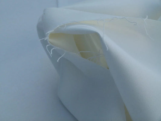 Scalamandre Old World Weavers Rasone Panna Cream Pure White  100% Cotton Heavy MSRP USD 150/Y