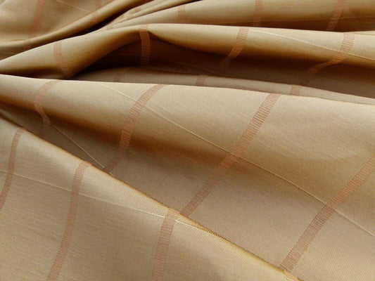 Scalamandre Jackson Square Copper Grey Watkins Silk Linen Plaid MSRP USD 112/Y