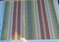 Scalamandre Linda Stripe Custom Multi Color Red Green Pink Gold Silk Twill MSRP USD 172/yard Heavy! Old World Weavers