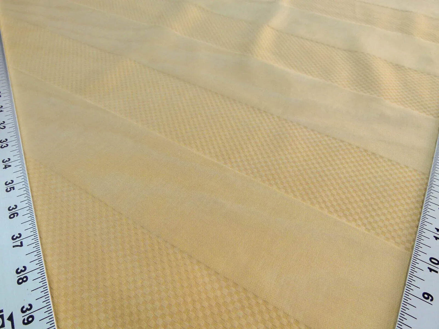 By Yard Scalamandre Fonthill Rayure Marquis Juane Pale Gold MSRP USD 212/Y