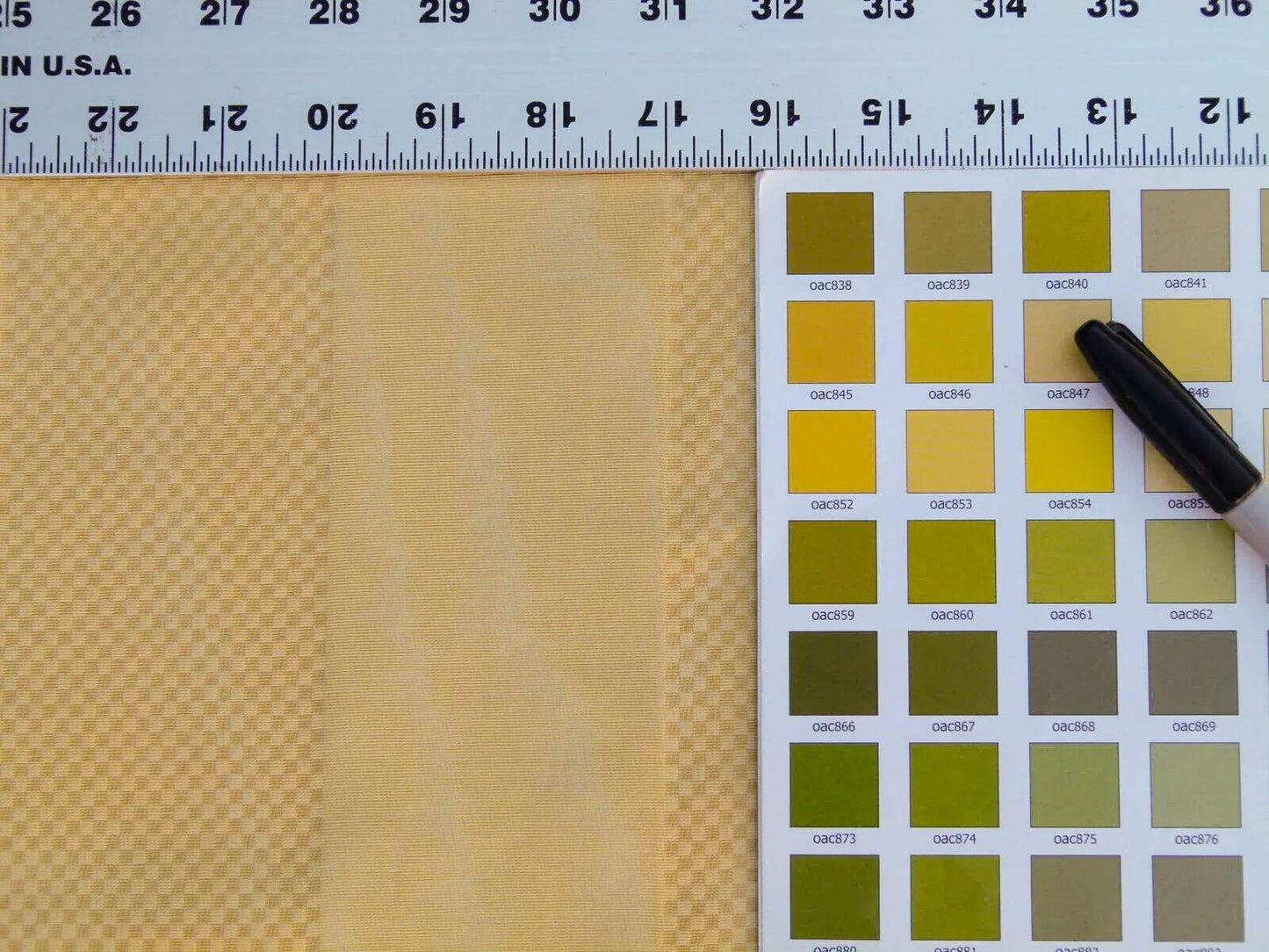 By Yard Scalamandre Fonthill Rayure Marquis Juane Pale Gold MSRP USD 212/Y