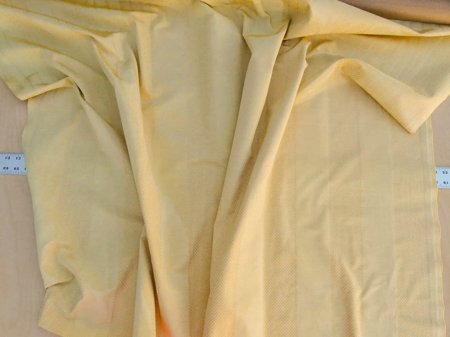 By Yard Scalamandre Fonthill Rayure Marquis Juane Pale Gold MSRP USD 212/Y