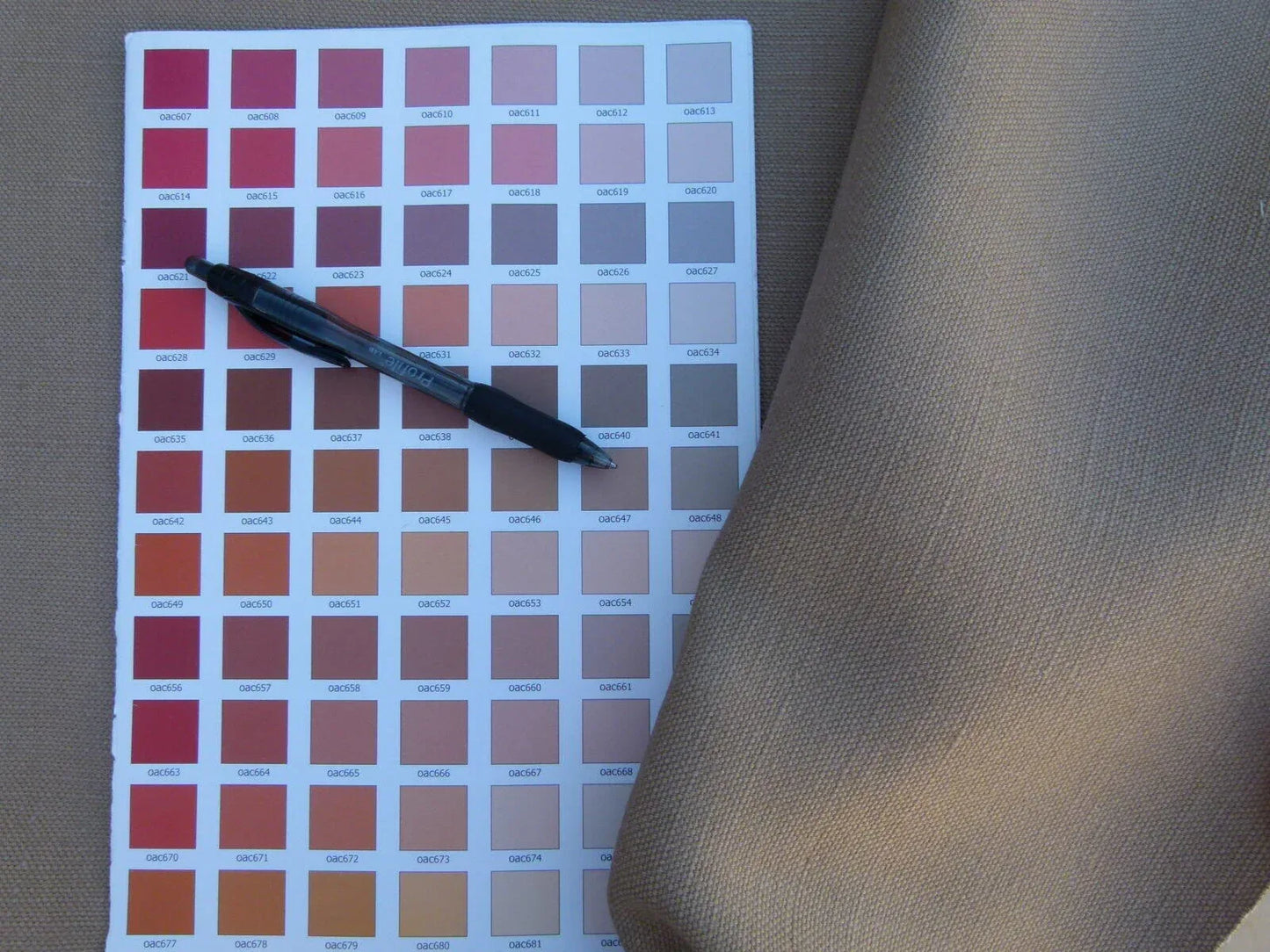 By Yard Scalamandre Linen With An Attitude Good Clean Fawn Brown Solid Grey Watkins MSRP USD 216/Y