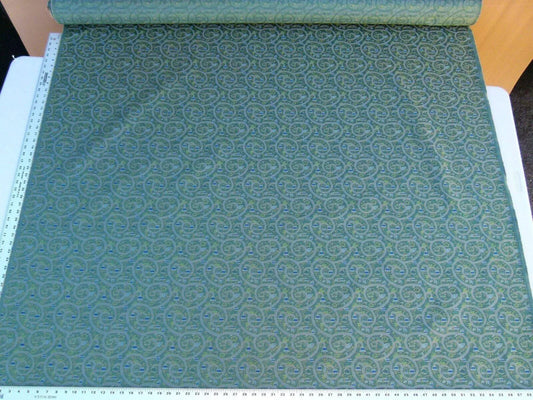 By Yard Scalamandre Portobello Fonthill Multi Green Old World Weavers Crewel Fern Woven Cotton MSRP USD 192/Y