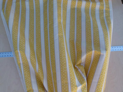 By Yard Scalamandre Reveillon Rigato Giallo Gold Silk Jacquard Colony From Italy MSRP USD 405/Y