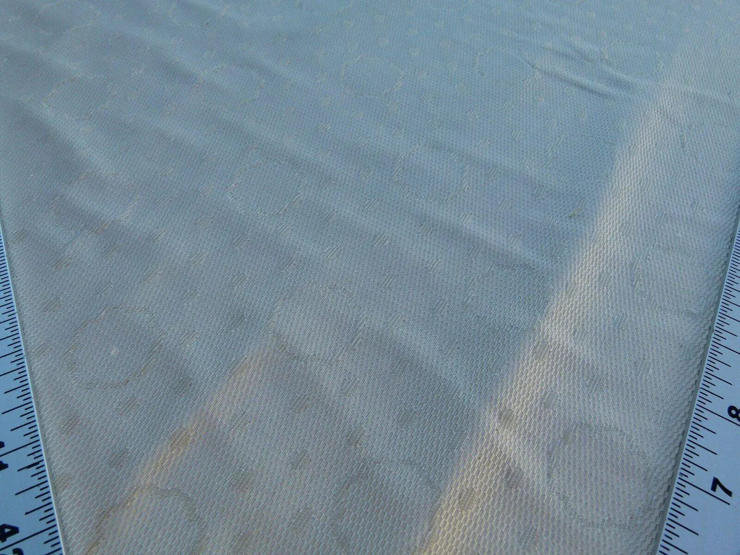 By Yard Scalamandre Reveillon Unito Avorio Ivory Silk Jacquard Colony From Italy MSRP USD 405/Y