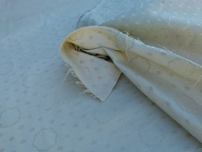 By Yard Scalamandre Reveillon Unito Avorio Ivory Silk Jacquard Colony From Italy MSRP USD 405/Y