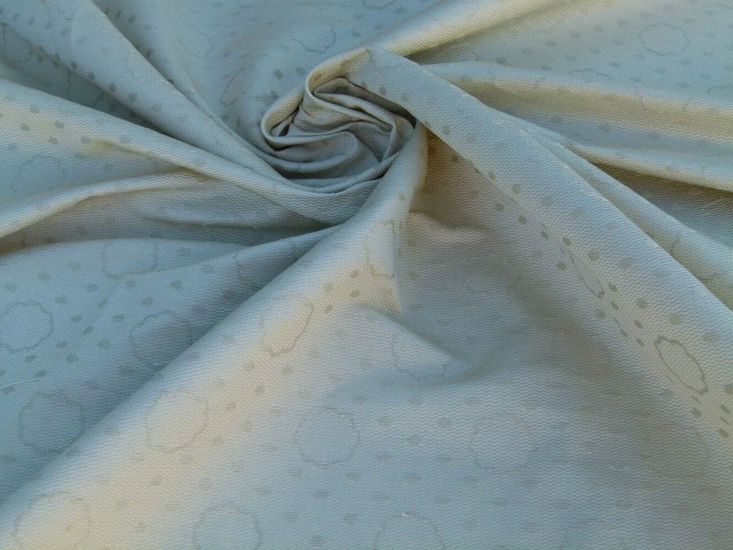By Yard Scalamandre Reveillon Unito Avorio Ivory Silk Jacquard Colony From Italy MSRP USD 405/Y