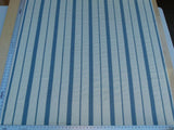 By Yard Scalamandre Reveillon Rigato Bleu Blue Silk Jacquard Colony From Italy MSRP USD 405/Y