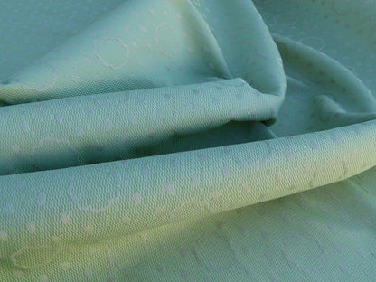 By Yard Scalamandre Reveillon Unito Verde Green Silk Jacquard From Italy Colony MSRP USD 405/Y