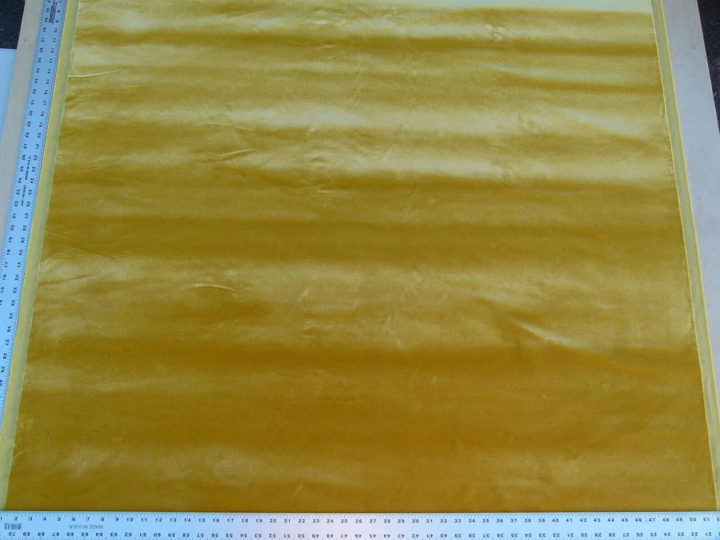 By Yard Scalamandre Pisanello Silk Velvet Giallo Sole Gold MSRP USD 558/Y