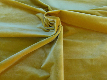 By Yard Scalamandre Pisanello Silk Velvet Giallo Sole Gold MSRP USD 558/Y